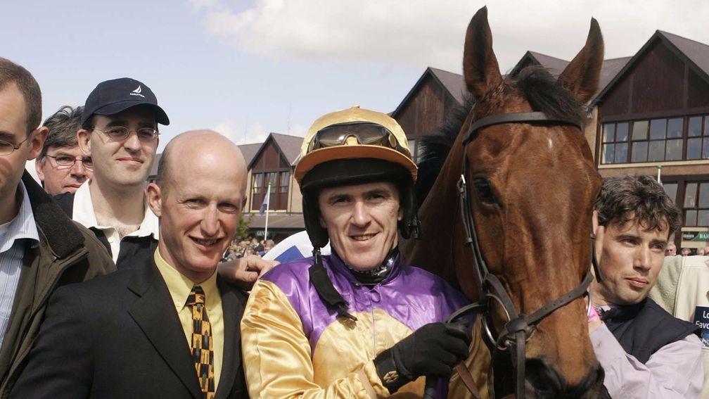 Colm Murphy with Sir Anthony McCoy and Brave Inca in happier times