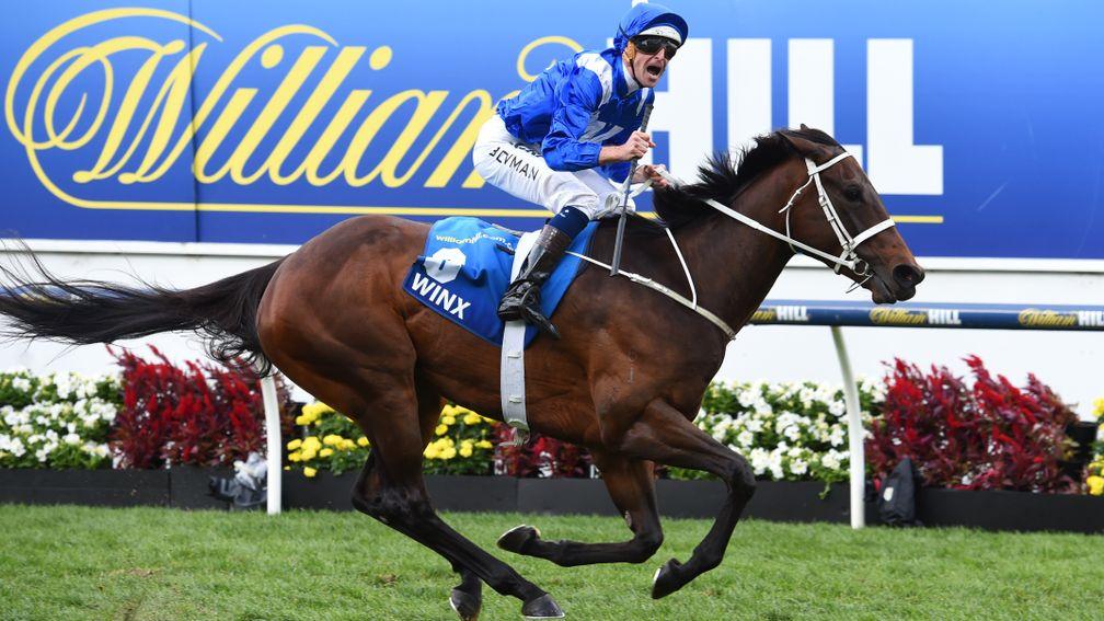 Winx wins this year’s William Hill-sponsored Cox Plate at Moonee Valley