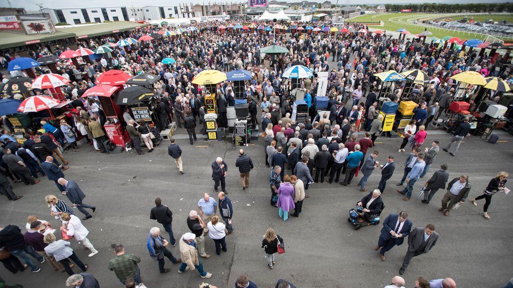 The betting ring at last year's Galway festival