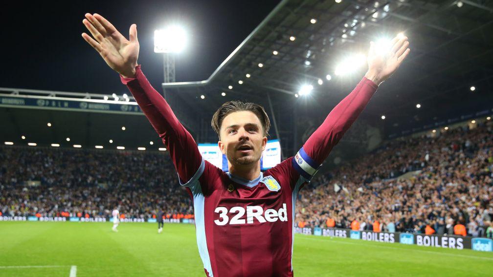 Jack Grealish's Aston Villa are eyeing promotion to the Premier League