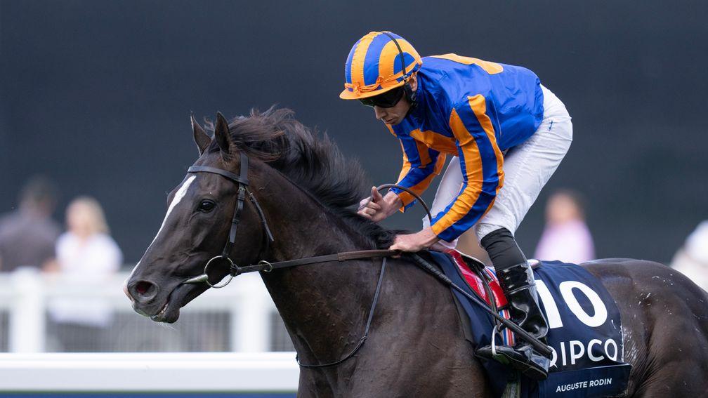 Auguste Rodin: Ryan Moore trails in last place in the King George VI and Queen Elizabeth Stakes