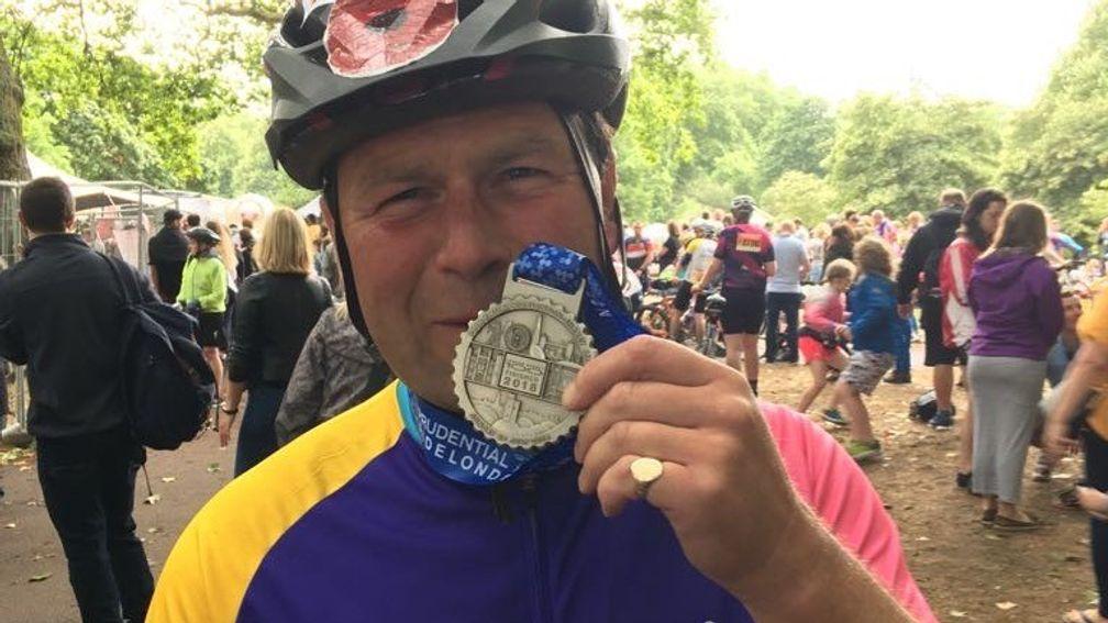 Harry Dunlop: around £10,000 raised for charity