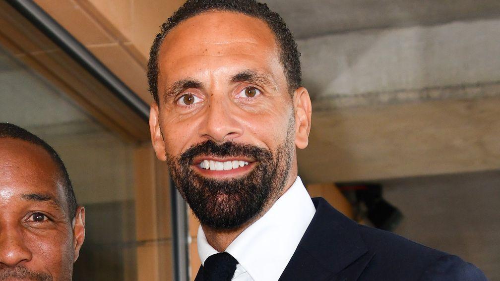 Rio Ferdinand, pictured at Royal Ascot last week: his youth charity has linked up with the Jockey Club