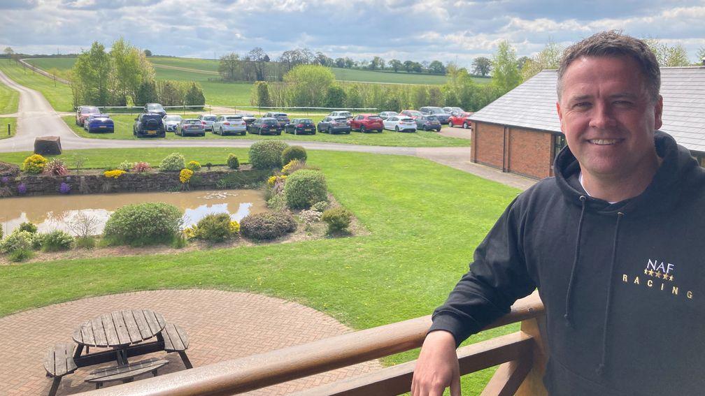 Michael Owen at Manor House Stables in Cheshire