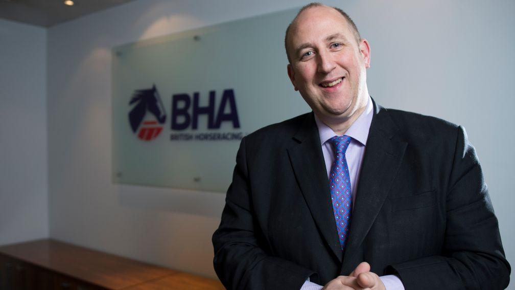 Chief executive of the BHA , Nick Rust at headquarters in High HolburnLondon 26.1.15 Pic: Edward Whitaker