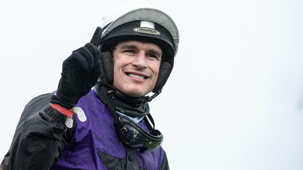 Danny Mullins: executed an excellent ride from the front