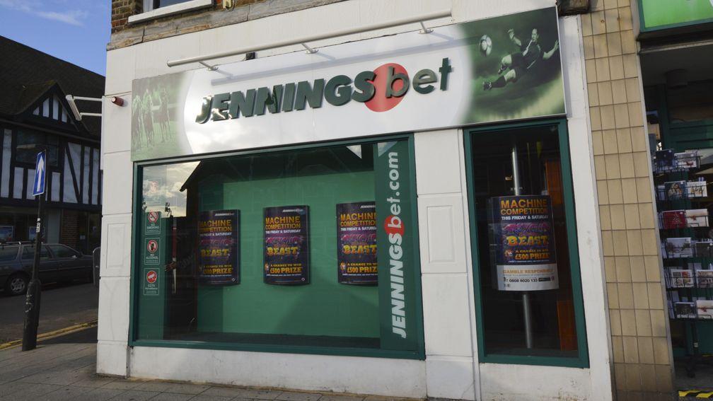 Jenningsbet: just six of their 100 betting shops were open for business on Monday morning.