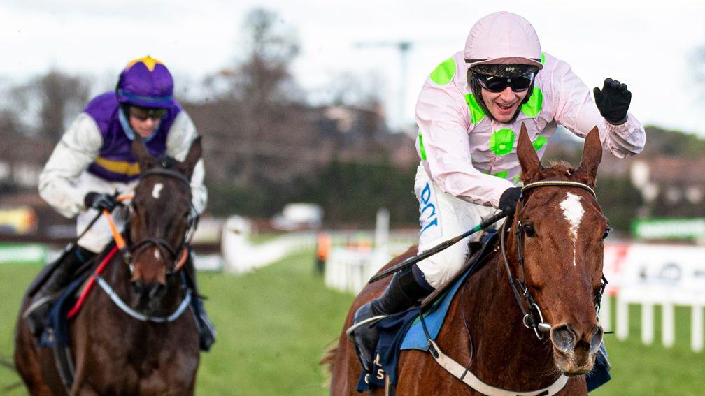 Monkfish is one of the stars set to feature in the ITV4 Leopardstown coverage next Sunday