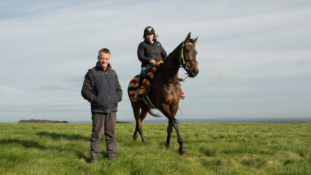 Mark and Sara Bradstock with their pride and joy Coneygree
