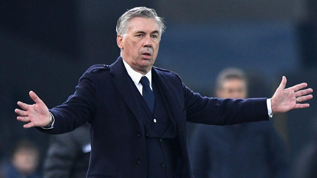 Carlo Ancelotti's Everton side have lost four of their last five matches