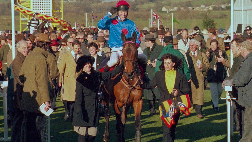 Philip Hide and Brief Gale return to the winner's enclosure