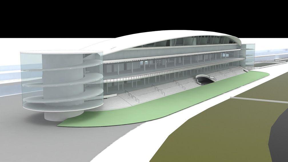 An artist's impression of the proposed new grandstand at Chelmsford City