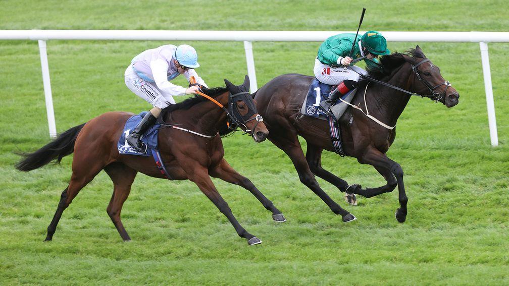 Term Of Endearment (left) narrowly denied Listed success by Yaxeni in October