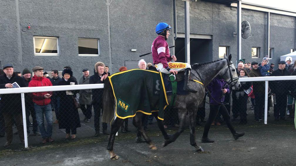 Tout Est Permis after winning the Horse & Jockey Hotel Chase at Thurles on Sunday