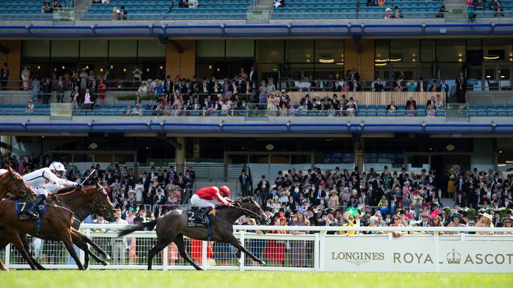 Berkshire Shadow (Oisin Murphy) wins the Coventry StakesAscot 15.6.21 Pic: Edward Whitaker/Racing Post