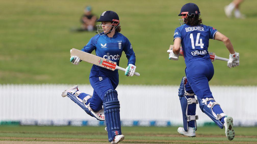 England openers Tammy Beaumont and Maia Bouchier