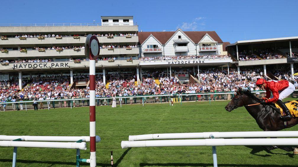 Chindit comes home in front in the Superior Mile at Haydock