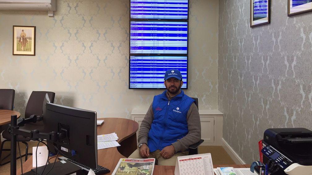 Nerve centre: Saeed Bin Suroor in his office