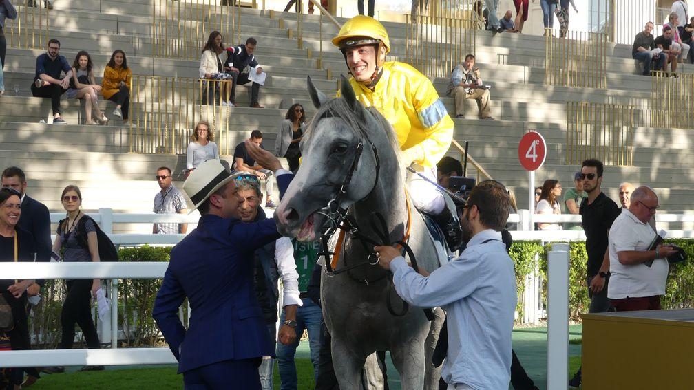 Andrea Marcialis with stable star Way To Paris