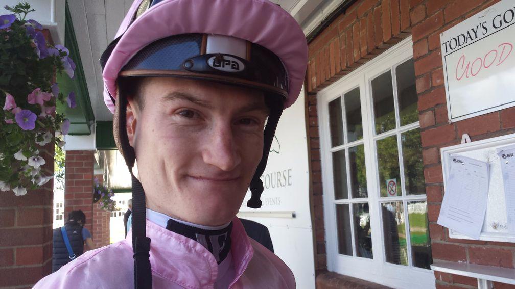 Daniel Muscutt: came back with a winner on his first ride since the Arlington Million