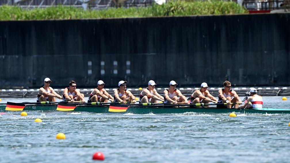 Germany are the team to beat in the men's coxed eight on Thursday
