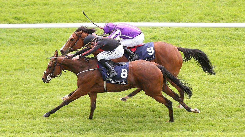 Jet Setting won the Irish 1,000 Guineas in 2016 for Keatley