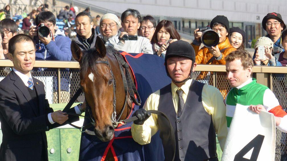 Ryan Moore after Corcovado became leg four of a six-timer at Tokyo on Saturday