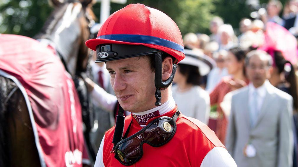 All smiles: Oisin Murphy is delighted after Deirdre landed the Nassau Stakes