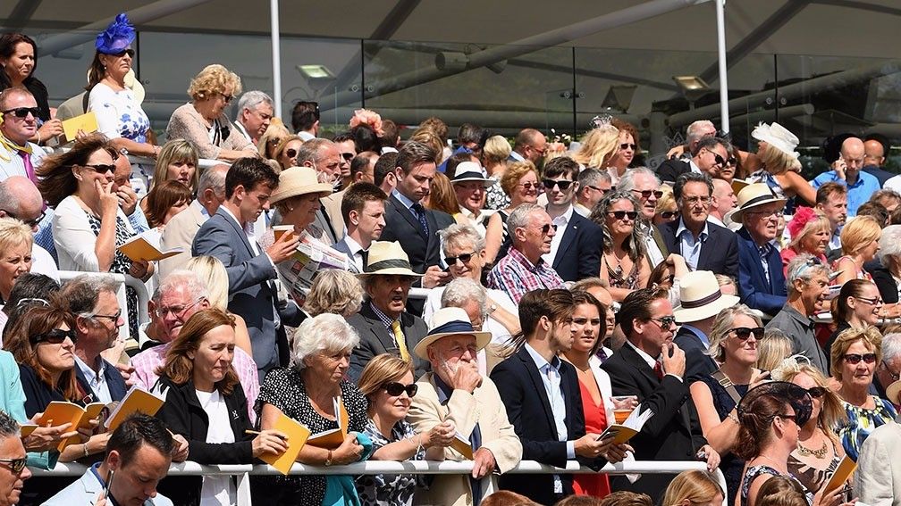Goodwood racegoers