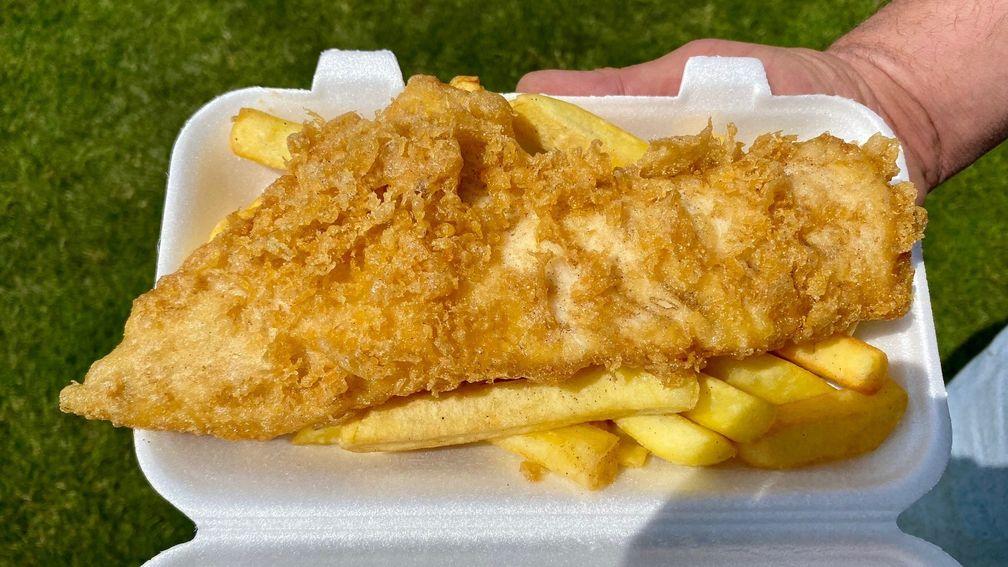 Yarmouth's tasty fish and chips cost £9