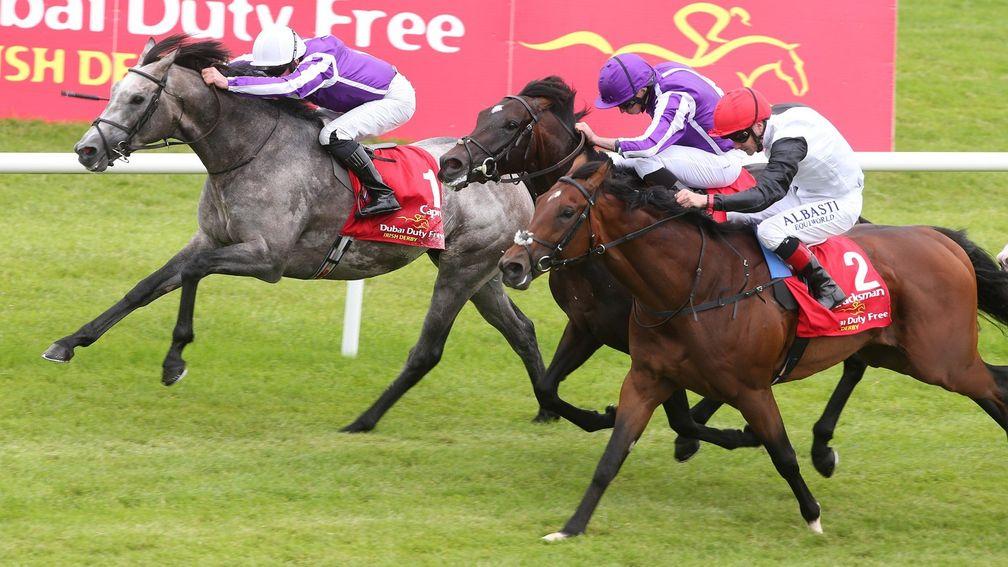 Capri (far side): could return at Naas on Sunday