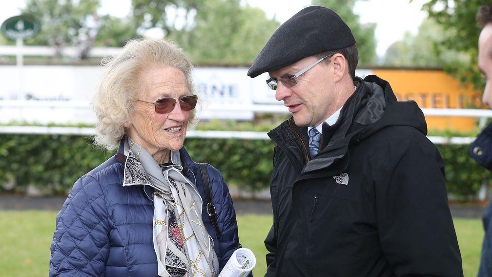 Maureen Mullins pictured with Aidan O'Brien