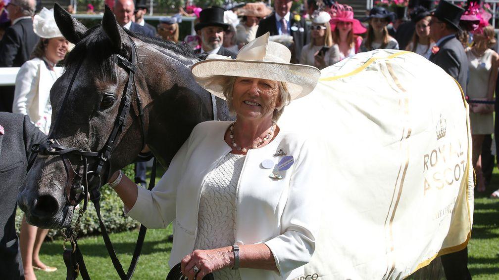 Summer starlet: Alpha Centauri shares a winning moment at Royal Ascot with trainer Jessica Harrington