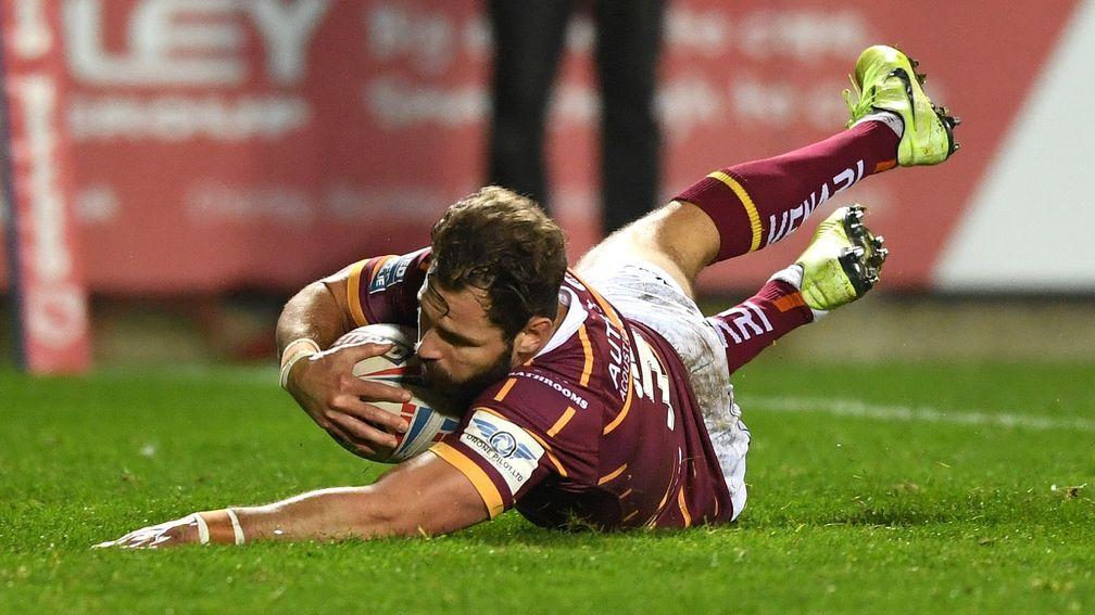 Aidan Sezer and the Huddersfield Giants are aiming to stop St Helens in the Betfred Challenge Cup