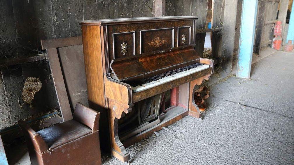 It has a touch of woodworm but, once restored, Mick Easterby's 115-year-old piano will be sold for charity.