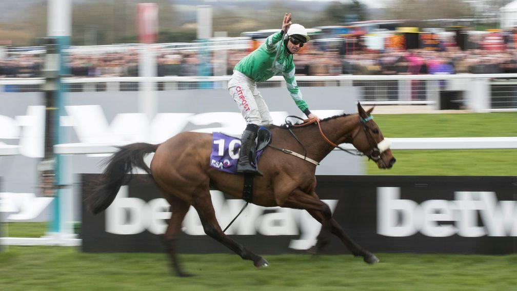 Presenting Percy bolts up in the RSA by seven lengths under Davy Russell