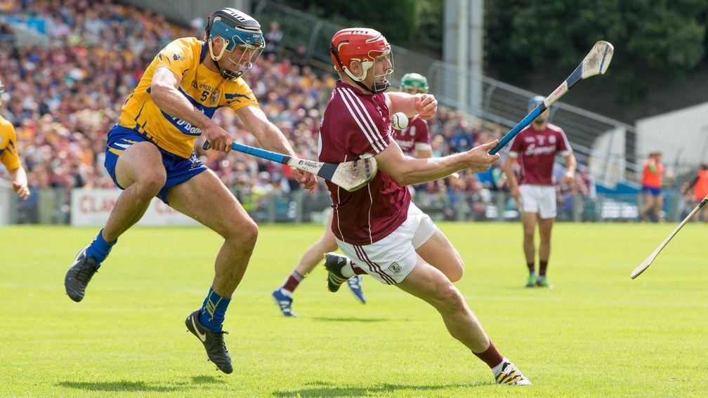 Joe Canning (right) has excelled in the playmaking role for Galway