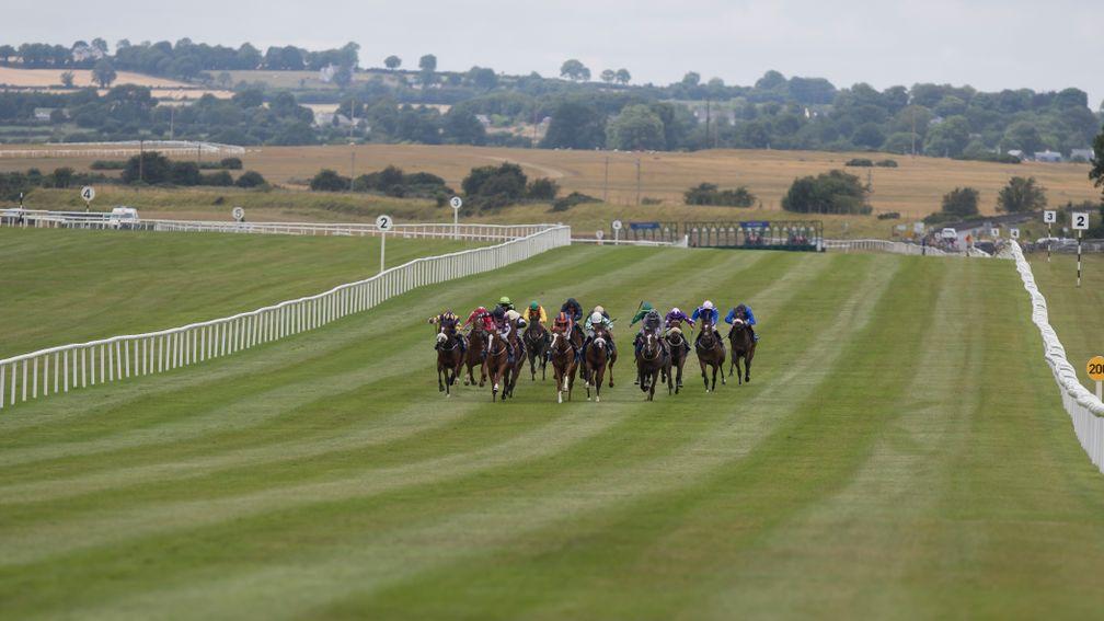 The field charge for home at the Curragh