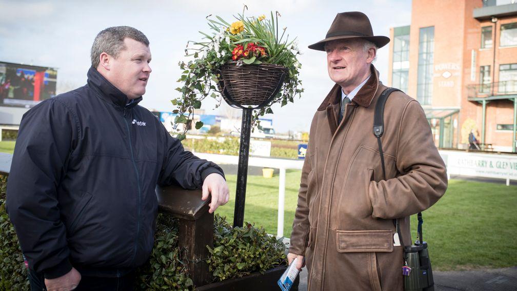 The big two: Gordon Elliott and Willie Mullins went head to head at Cheltenham and Punchestown
