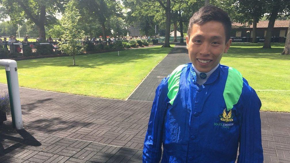 Vincent Ho: Hong Kong jockey wins on first ride in Britain at Haydock