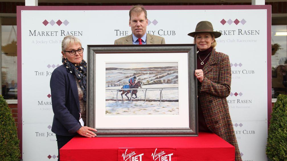 The painting will be auctioned at Aintree next April