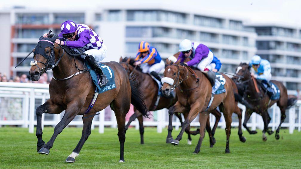 Shaquille shows he is a sprinter on the rise in storming home in the Carnarvon Stakes at Newbury