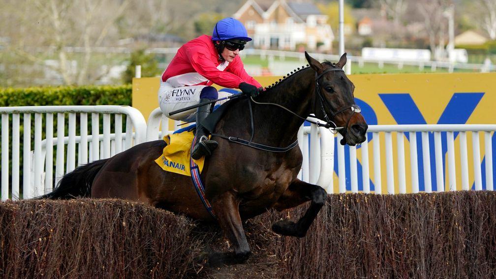 CHELTENHAM, ENGLAND - MARCH 17: Paul Townend on Allaho clears the last to win The Ryanair Chase race during day three of The Cheltenham Festival 2022 at Cheltenham Racecourse on March 17, 2022 in Cheltenham, England. (Photo by Alan Crowhurst/Getty Images)