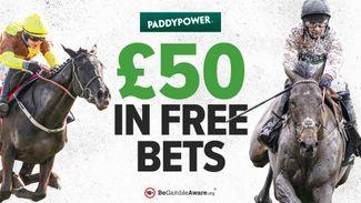 Get £50 in horse racing free bets from Paddy Power for January: New Year new customer betting offer