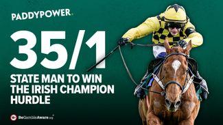 35-1 State Man to win the Irish Champion Hurdle with Paddy Power