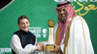 Riyadh: Ryan Moore and Saffie Osborne out of luck as French rider Maryline Eon wins International Jockeys Challenge