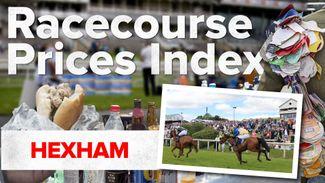 The Racecourse Prices Index: how much is it for a chicken pie at Hexham?