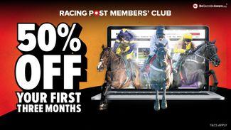 Racing Post Members' Club: 50% off your first three months