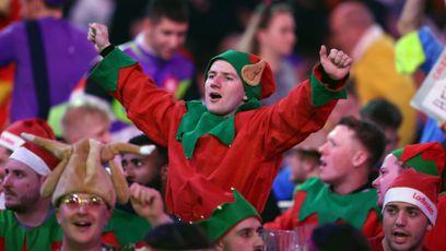 Nothing beats the darts for a bit of festive cheer